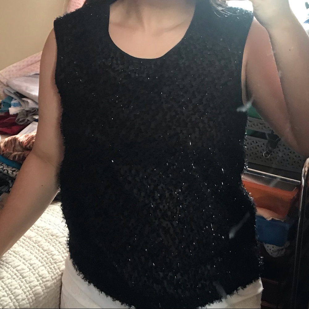 Shimmery No Sleeve Top